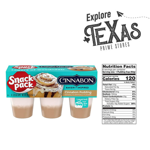 Snack Pack 24-Count 3.25 1 - Lavinia Essentials Bundle: of Cinnamon Flavored Pudding, Gluten-free, Kosher On-The-Go