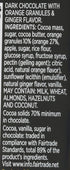 3 Oz Divine Chocolate Chocolate bar Dark Ginger Orange