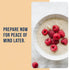 55 10 Creamy Wheat Cereal Can Emergency Food Supply, Servings, Year Shelf Life - Instant Breakfast Food and Healthy