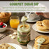 9.7 oz Dubai Spreadable White Chocolate Pistachio Spread with Roasted Phyllo, Gourmet Breakfast Chocolate
