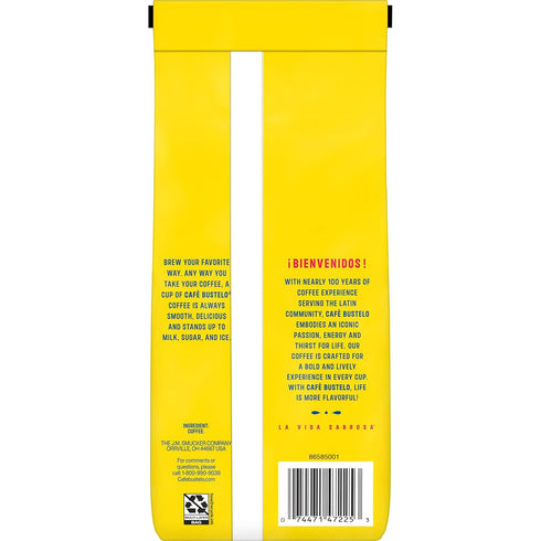 11 Caf Bustelo Light Roast Ground Coffee, Ounce Bag