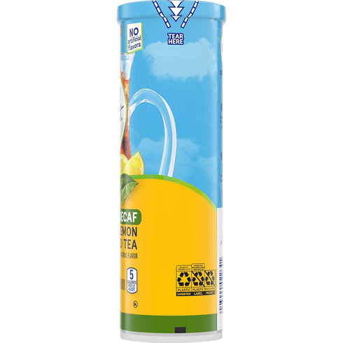 1.5-Ounce (Pack 6) Crystal Light Iced Tea Decaffeinated Lemon Natural Flavor, Canister