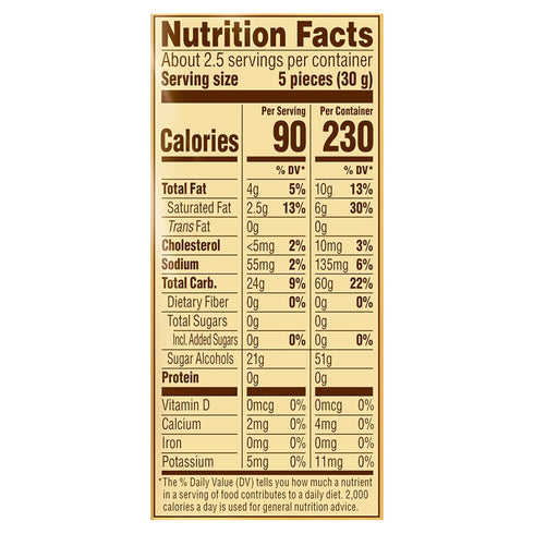 Werther's Original 2.75 Oz (Pack 12) Chewy Sugar Free Caramel Candy, Bags