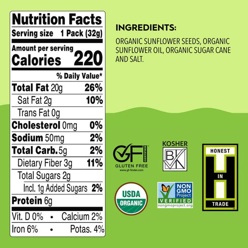 Packets Packets Packs 1.15 Packs, 10 Count Once Again Organic Sunflower Butter - Individual Sunflower Butter