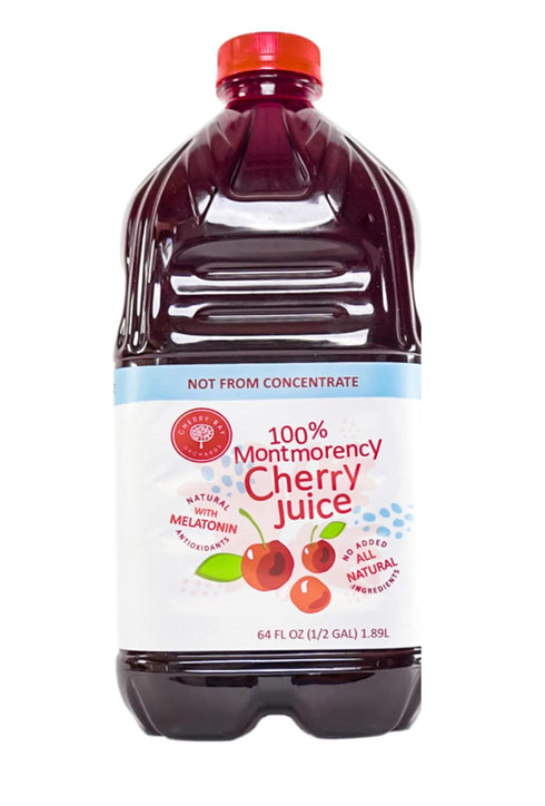 Cherry Bay Orchards Tart Cherry Juice (64 oz Bottle) - 100% Natural