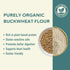 5 lbs Fairhaven Mill Organic Buckwheat Flour - Whole Grain, Naturally Gluten-Free and USDA Organic Certified - Perfect