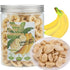 LWWTYKSPL Natural Foods Freeze-Dried Banana Slices, 200g 7.05oz Crispy Ripe Bananas for Energy,