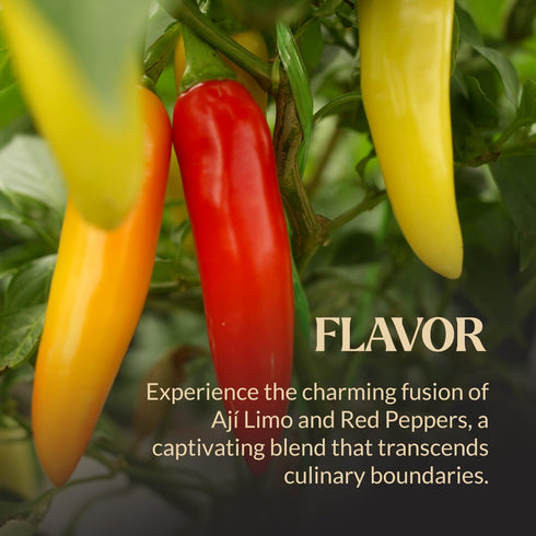 Kusi Foods Peruvian Hot Sauce, 8.5 oz - Limo Chili & Red Bell Peppers, Natural Ingredients