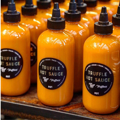 TRUFFLE TANGO - Original Carrot Hot Sauce - Habanero & Scotch Bonnet Peppers, Limes, Garlic, Culantro, 100% Clean