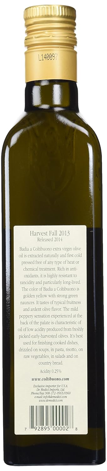 16.9fl Oz. Badia a Coltibuono Extra Virgin Olive Oil