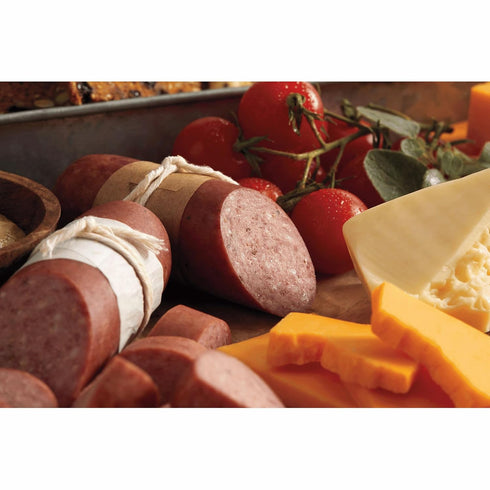 Summer Colby, Set The Wisconsin Cheeseman Meat and Cheese Combo - Featuring Italian, Original and Garlic Sausages