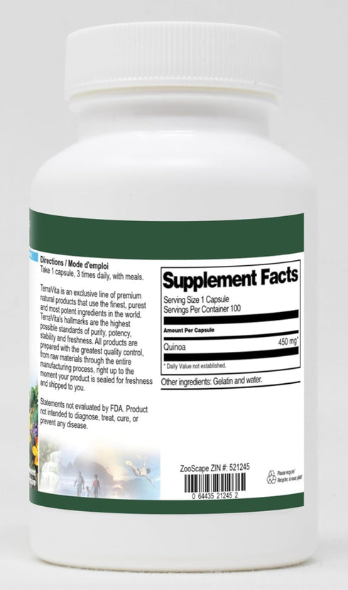 Terravita 450 (100 521245) Quinoa - mg Capsules, ZIN: