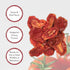 1 Pack 3 Roland Foods Sun-Dried Tomato Halves, Pound Bag