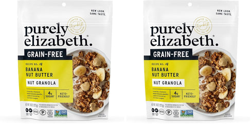 Purely Elizabeth, Cereal Granola Banana, 8 Ounce (Pack of 2)