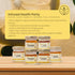 Pack 6 50g 300g Shiva Organic Herbs Infused Honey Tasters - of | Each | Total | Experience the Fusion of Pure Honey