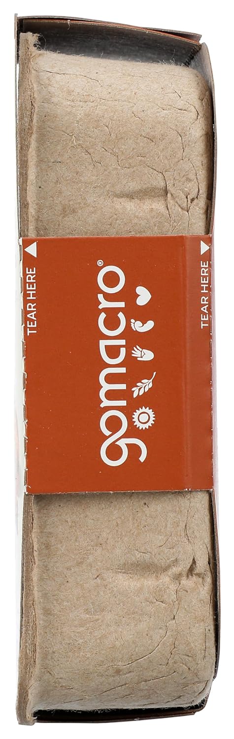 4ct, 2.3 OZ GOMACRO Organic Salted Caramel & Chocolate Chip Protein Bar
