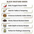 5 lbs SPICY PANTRY Black Mustard Seeds Whole Spice for Curries, Pickles, Marinades, Spice Blends & Tempering Non-GMO