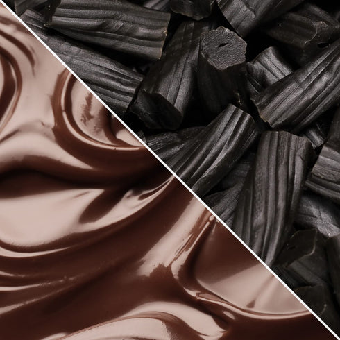 2 lbs Chocolate Covered Black Licorice Bits by Its Delish, Bag Bulk | Black Licorice Bites Coated in Dark Chocolate
