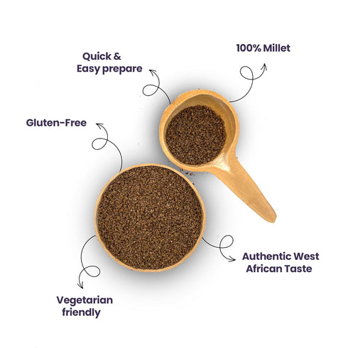 Cuisine228 (400g) Degue (Thiakry, Chakery, Thiacry, Tiakri) Sweet Millet Couscous Dessert Mix | Authentic West African