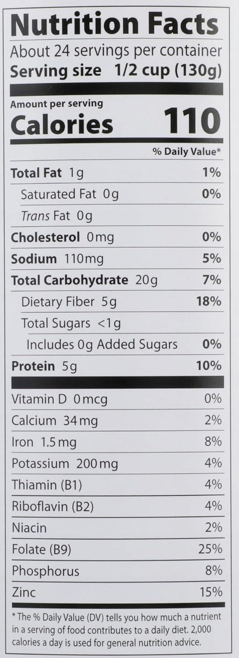 109 oz Eden Foods Organic Garbanzo Beans