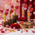 48 Set 5.9 Inch 2.2 oz Yunsailing Heart Candy Tubes Wedding Candy Container with Transparent Bags and Red Heart Tags