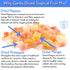 4 lbs. 14 Gerbs Sweetened Tropical Dried Fruit Snack Mix | Unsulfured, No Artificial Additives, Resealable Bag |