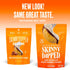 3.5oz Pack 5 SkinnyDipped Salted Caramel Cashews, Healthy Snack, Plant Protein, Gluten Free, Resealable Bags