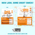 7g 50 40 Pack The New Primal Snack Mates Chicken & Maple Sticks, Gluten Free Healthy Snacks for Kids, Low Sugar High