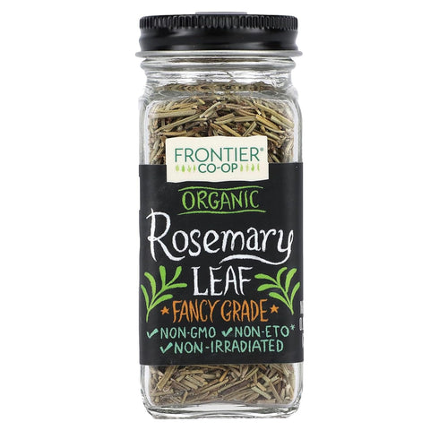 Frontier Co-op Organic Whole Rosemary Leaf, 0.85 Ounce Bottle, Fresh Earthy Taste & Aroma