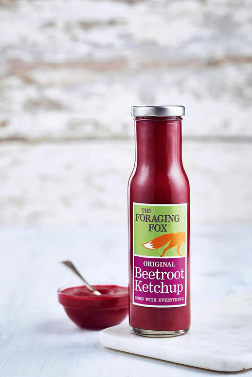 9 The Foraging Fox Beetroot Ketchup, Original, Ounce