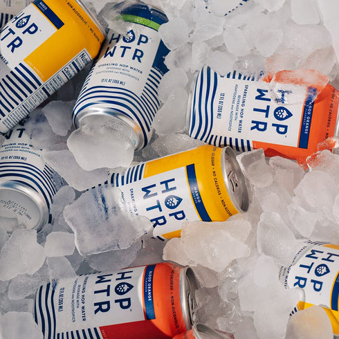 Pack (12 Pack) (12 oz HOP WTR - Sparkling Hop Water - Variety - NA Beer, No Calories or Sugar, Low Carb
