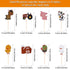 96 Pieces Farm Animal Cupcake Toppers, Chicken Duck Goose Cow Pig Tractor Horse Picks for Baby Shower Birthday Party.