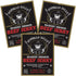 Buffalo Bills 2.6oz Premium Hickory Beef Jerky 3-Pack (hickory smoked jerky made