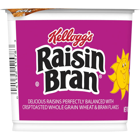 2.5 oz Kellogg's Raisin Bran Breakfast Cereal, High Fiber, Cup