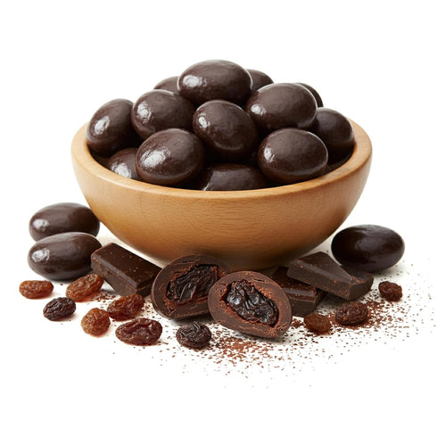 2 NY Spice Shop Dark Chocolate Raisin - Pound Sugar Free Holiday Chocolate Raisins - Roasted Festive Raisins Snacks