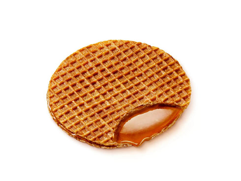 8.11 oz (Pack 1) Daelmans Coffee Flavored Caramel Stroopwafels - Waffle Cookies, Sweet Snack for Coffee & Tea
