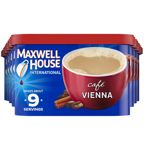 Maxwell House International Vienna Caf-Style Instant Coffee Beverage Mix (8 ct Pack,