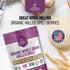 5 Lb Great River Milling Organic Hulled Spelt Berries | Ancient Whole Spelt Grain | High Fiber & Protein | Non-GMO
