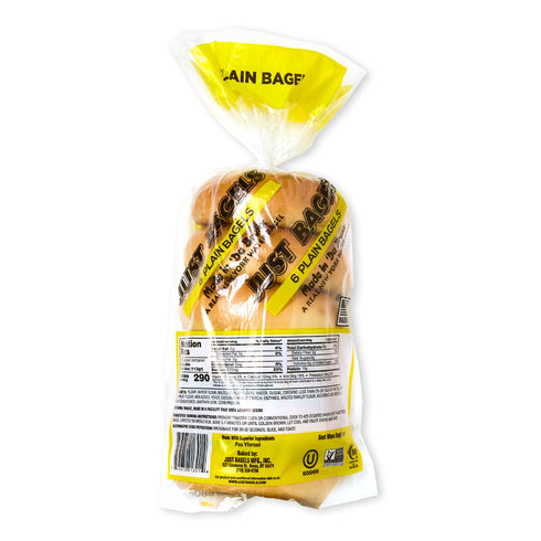 2 2 24 Just Bagels Mixed Bundle - Bags of Plain & Bags of Cinnamon Raisin - Total Bagels Non-GMO