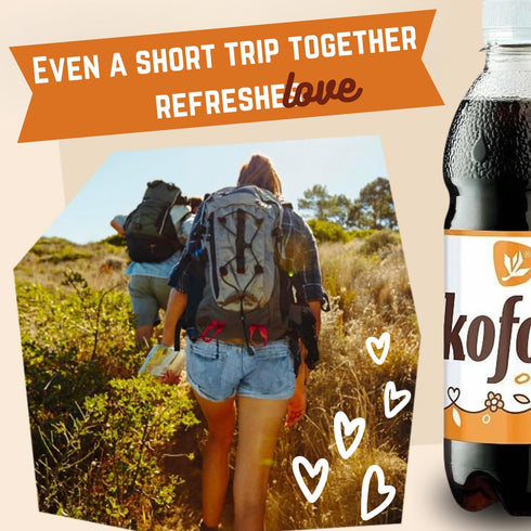 Kofola 16.9 oz 12-Pack Original Authentic & Popular Bottled Soda Soft Drink, Traditional Slovak Czech Food