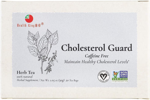Health King Cholesterol Guard Herb Tea, 20 Count Box