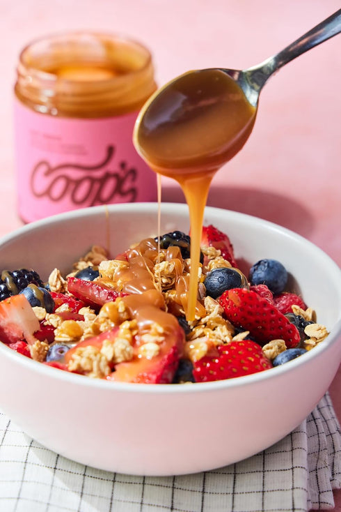 Coop's Salted Caramel Sauce, 10 Ounce, Rich and Buttery, Gourmet, Gluten Free