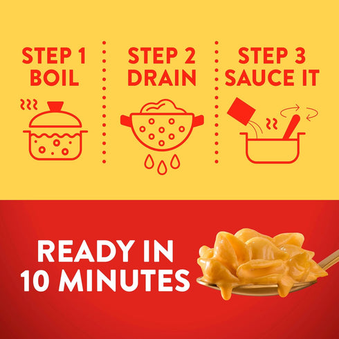 (Pack 4) Stouffer's Supreme Shells And Cheese, Cheddar_Cheese, Boxed Mac &_Cheese, Dinner Kit
