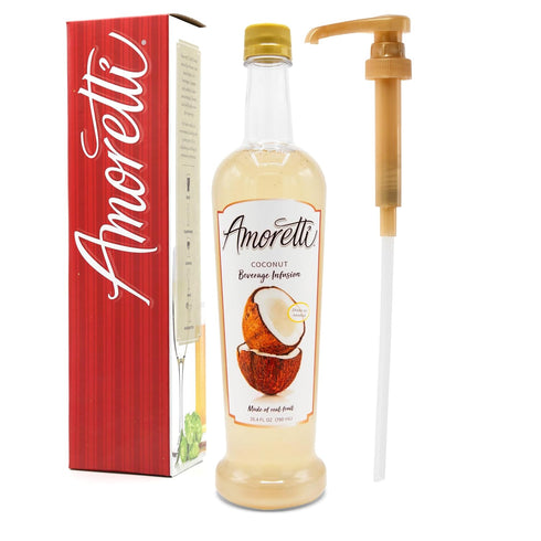 Amoretti - Coconut Beverage Infusion, 94 Servings Per Bottle (750 ml) -