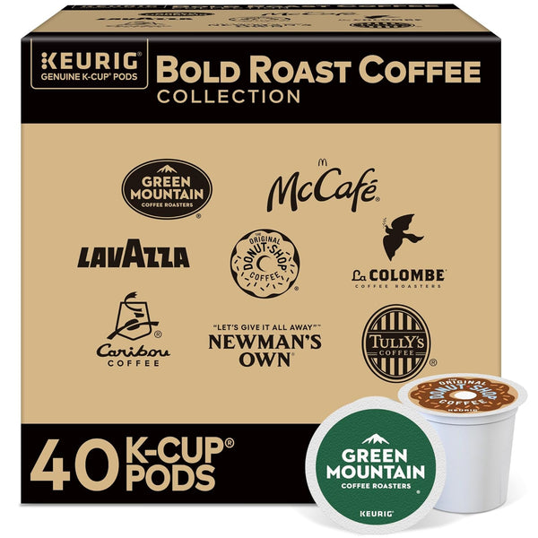 Keurig Bold Roast Coffee Collection Variety Pack, Keurig Single Serve K-Cup Pods,