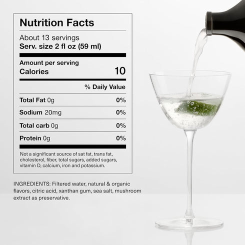 750ml Apls Calme Non Alcoholic Drink - Botanical Infused Calming Beverage Formulated to Relax and Unwind, Zero Sugar