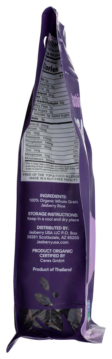 15 Jasberry, Rice Jasberry Superfood Organic, Ounce