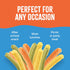 4.25 12-Pack Sensible Portions Veggie Straws, Zesty Ranch Flavor, Gluten-Free Chips, Ounce Bag