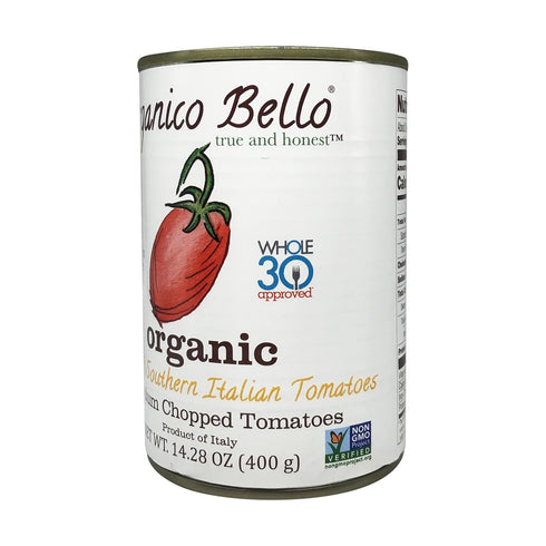14.28 OZ ORGANICO BELLO Organic Diced Tomatoes
