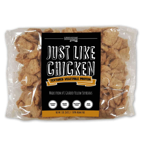 Textured Vegetable Protein, Vegan Meat Substitute, 100% Hexane Free, Made with #1